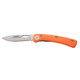 product variation KNIVES OF ALASKA Featherlight Hunter Drop Point G-10 Orange Handle Folding Knife w/ Clip (00450FG) image
