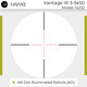 product variation HAWKE Vantage IR 3-9x50 AO Illuminated Mil-Dot Reticle Riflescope (14232) image