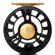 product variation TFO NTR Fly Fishing Reel Temple Fork Outfitters Large Arbor Reel 100 yards/20 lb/WF6F | Black Gold image