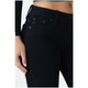 product variation MISS ME Women's Oz Angel Embellished Faux Flap Pockets Black Mid-Rise Bootcut Jeans (M5082B182L) image