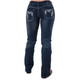 product variation Cowgirl Tuff Company Women's Fly II Medium Wash Jeans (C01-JFLYII-MWH) image