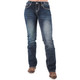 product variation Cowgirl Tuff Company Women's High Standard Dark Wash Jeans (C01-JHIGHS-DWH) image