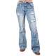 product variation Cowgirl Tuff Company Women's Rip Tide Medium Wash Jeans (C01-JRIPTI-MWH) image