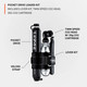 product variation LEZYNE Pocket Drive Black Bicycle Hand Pump Loaded Kit (1-MP-PKDRL-V104) image