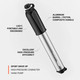 product variation LEZYNE Sport Drive HP Small Gray Bicycle Hand Pump (1-MP-SPDHP-V1S19) image