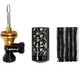 product variation LEZYNE Tubeless Black/Gold CO2 Blaster Without CO2 Cartridges (1-PK-TBC2-V204) image