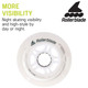 product variation ROLLERBLADE 4-Pack Moonbeams LED 80/82a White EA Wheels (06120000101) image