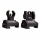 product variation TROY INDUSTRIES Micro HK Front and Round Rear Black Tritium Folding Sight Set (SSIG-IAR-STBT-00) image