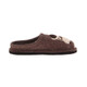 HAFLINGER Unisex Coffee Arch Support Earth Wool Slippers (313039-63)