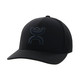 product variation HOOEY Coach 5-Panel Black/Blue Hooey Logo Flexfit S/M Black Cap (2212BK-01) image