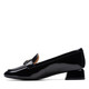 product variation Open Box (Damaged package): CLARKS Ladies Daiss30 Trim, Color: Black Pat, Size: 7, Width: M (261747164045) image
