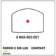 product variation SIG SAUER Romeo-X SIG-LOC Compact 6 MOA Red Dot Reticle Black Reflex Sight (SORX1660) image