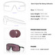 product variation OAKLEY Sutro S Cycle The Galaxy Collection Sunglasses w/ Dark Galaxy Frame and Prizm Road Black Lens (OO9406-A837) image