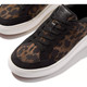 product variation FITFLOP Women's RTG Leopard Suede Black/Chocolate Mix Sneakers (E6I-D24) image