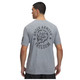 product variation UNDER ARMOUR Men's Freedom Skull Steel Light Heather/Black SS Shirt (1389926-035) image
