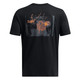product variation UNDER ARMOUR Men's Schematic Elk Black/Castlerock T-Shirt (1386780-001) image