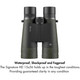 product variation BURRIS Signature HD 15x56 Green/Gray Binoculars (300296) image
