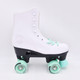 product variation Open Box (Great condition, limited use): C SEVEN C7skates Quad Roller Skates, Retro Design (Mint/ LED, Women's 7 / Youth 6 / Men's 6) image