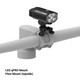 product variation LEZYNE Flexi Stem Mount Satin Black (1-LED-RP-FLXMT-V137) image