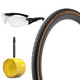 product variation PIRELLI Cinturato Gravel RC Classic 40-622 Tire And SmarTube + GRITR Glasses (4216000+4094500+GRIT-SSG-BLACK-bundle) image