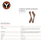 product variation CIRCLE Y Ladies/Youth Carico Spur Straps (1071-35-SH) image