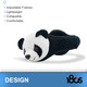 180S Youth Panda Black/White Ear Warmer (41505-901-01)