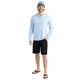 product variation HUK Men's Atoll Windsurfer Long Sleeve Half Zip Hoodie (H1200668-454) image