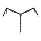 product variation CIRCLE Y Dark Rider Shaped Spider Breast Collar (1075-20-AB) image