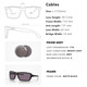 product variation OAKLEY Cables Sunglasses with Matte Black Frame and Prizm Grey Lens (OO9129-0163) image