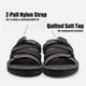 product variation LINE Slide 1.0 Black Sandal (LN240981001-par) image