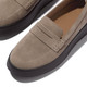 product variation FITFLOP Women's F-Mode Taupe Suede Penny Loafers (E2B-076) image