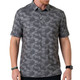 product variation Burlebo men's performance polo, UPF 50 moisture wicking golf and outdoor shirt Stone Camo image