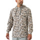 product variation Burlebo men's Classic Deer Camo thermal waffle knit pullover hoodie image
