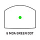 product variation SIG SAUER Romeo-RS Pro 6 MOA Green Dot Reticle Black Reflex Sight (SOR02090) image