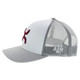 product variation HOOEY Texas A&M 6-Panel Curved Bill White/Gray Cap (7026T-WHGY) image