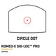 product variation SIG SAUER Romeo-X SIG-LOC PRO Enclosed Black Circle Dot Reflex Sight (SORX1500) image