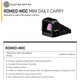 product variation SIG SAUER Romeo-MDC Mini Daily Carry Open 6 MOA Red Dot Reflex Sight (SORMDC60) image