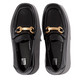 product variation Open Box (Damaged package): FITFLOP F-Luma Chunky-Snaffle Box-Leather D/Wedge Loafers, Color: Black, Size: 8 (HY3-001-060_2) image