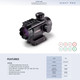 product variation KONUS Konusight Multi Reticle Tactical Red Dot Sight (7378) image