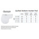 product variation OVATION Fleece Hunter White Saddle Pad with Quilted Lining (400758WHT) image