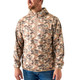 product variation Burlebo men's Duke Tech quarter zip mid layer fleece pullover in Pintail Camo image
