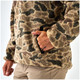 product variation BURLEBO Rocky Mountain Camo Sherpa Quarter Zip Pullover (RMQZ) image