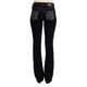 product variation MISS ME Women's Big M Logo Embellished Pockets Black Wash 32L Mid-Rise Bootcut Jeans (M9554BV) image