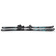 product variation NORDICA Women's Wild Belle 78 with TP2 Compact 10 FDT Bindings Black/Aqua Alpine Skis Set (0A5442SA001) image