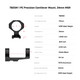 product variation WARNE Skyline 1-Piece Precision Cantilever 34mm MSR Mount (7825M) image