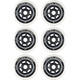 product variation ROLLERBLADE Supreme 110/85A 6pc White ST Wheels (06950300101) image