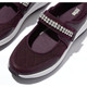 product variation FITFLOP F-Mode Flow Crystal-Strap Quilted Mary Janes Plumberry Shoes (LT6-C88) image