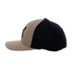 product variation HOOEY Ash Flexfit 6-Panel Brown/Black Hooey Logo Tan/Black Cap (2231TNBK) image