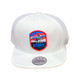 product variation HOOEY Cheyenne 5-Panel Hooey White/Blue Patch White/Red Trucker Cap (2344T-WH) image
