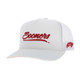 product variation HOOEY Oklahoma 5-Panel Red Sooners White Trucker Cap (7290T-WH) image